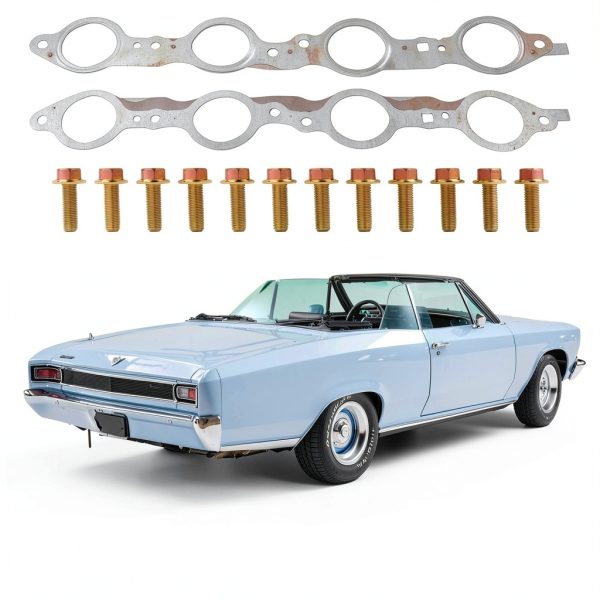 Chevy Exhaust Manifold Gasket Set Woclon Multi-Layer Steel-6