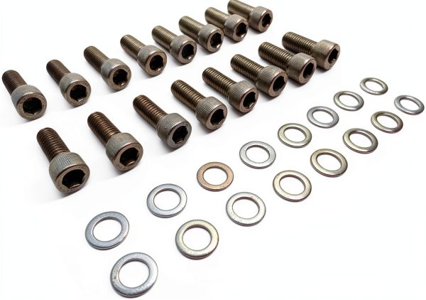 Ford V8 Engine Exhaust Header Bolts 18-8 Stainless Steel-5