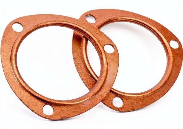 Chevy SBC Copper Header Collector Gaskets LYNSHINE-3