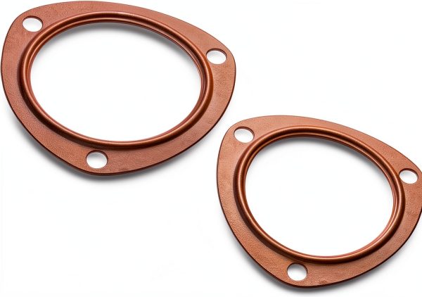 Chevy SBC Copper Header Collector Gaskets LYNSHINE-4