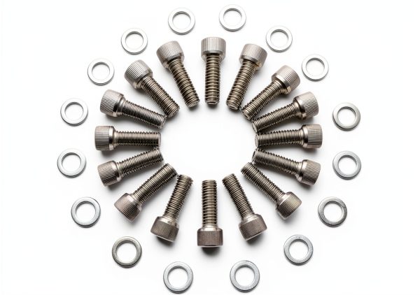 Ford V8 Engine Exhaust Header Bolts 18-8 Stainless Steel-4