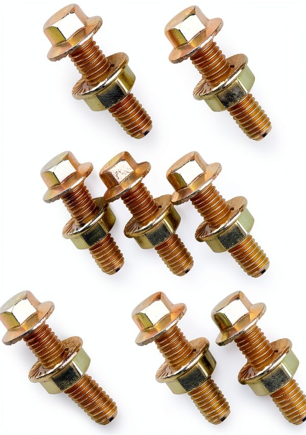 Exhaust Bolt Zikefest Carbon Steel Hex Flange-0