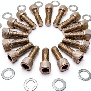 Ford V8 Engine Exhaust Header Bolts 18-8 Stainless Steel-0