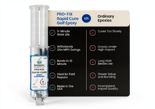 Rapid Cure Golf Epoxy BRAMPTON 0.85 Ounce Fast‑Cure Club Repair-5