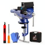 XIEKRAB Golf Regripping Kit Blue Steel 360Vise Clamp Tool Set-0
