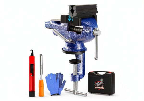 XIEKRAB Golf Regripping Kit Blue Steel 360Vise Clamp Tool Set-0