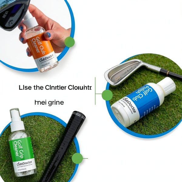 Club Doctor Golf Club Care Kit with Brush Cleaner Polish Grip Towel-3