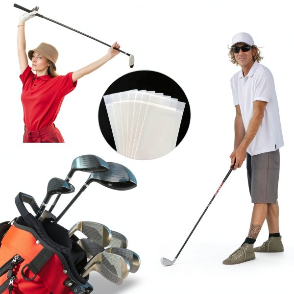 FOJOO Professional Golf Grip Tape Kit 30pcs White Polyester-4