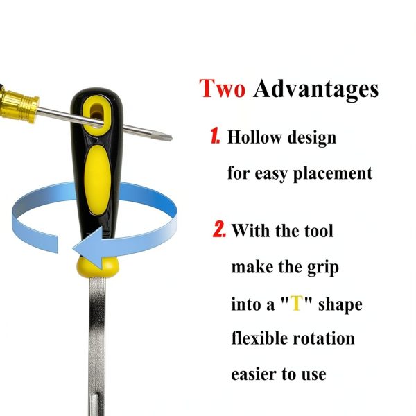 Golf Club Grip Removal Tool Ebrmeiwo V-Groove Design Linen Handle-2