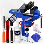 LJJERSO O Golf Club Grip Repair Kit 9‑Piece Blue Regripping Set with-0