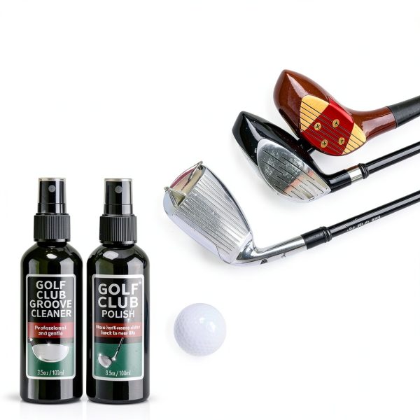 Hahafelt Golf Club Cleaning Kit QUN2762 Black Gray 9‑Piece Portable-4