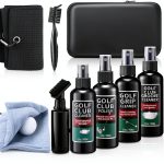 Hahafelt Golf Club Cleaning Kit QUN2762 Black Gray 9‑Piece Portable-0