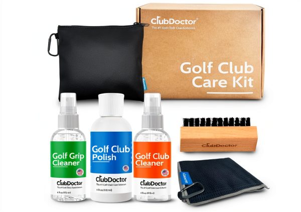 Club Doctor Golf Club Care Kit with Brush Cleaner Polish Grip Towel-0