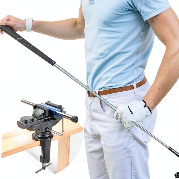 Golf Grip Kit AugFir Portable Table Vise Clamp with Solvent-1