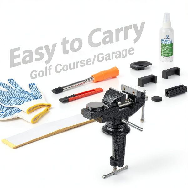 Golf Grip Kit AugFir Portable Table Vise Clamp with Solvent-5