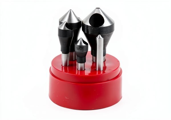 SHARS 5 PC 90 Degree Zero Flute HSS Countersink & Deburring Set-0