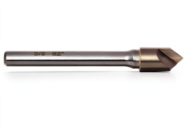 Kodiak Cutting Tools KCT118963 USA Made Solid Carbide Countersink, Single Flute, 82 Degree, 3/8" Diameter-1
