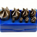 SHARS 90 Degree HSS Six Flute Countersink Set 404-0205 P-0